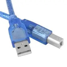 USB Cable for Arduino Uno – USB Type-A to Type-B Programming & Power Cable (Compatible with Arduino Boards)