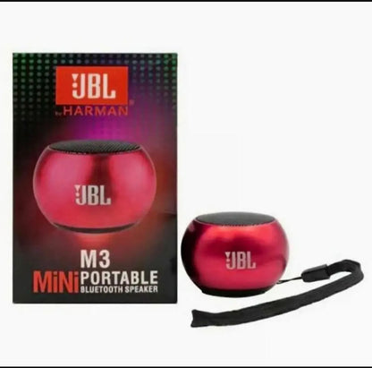 JBL M3 Mini Portable Bluetooth Speaker – Red | Deep Bass Sound
