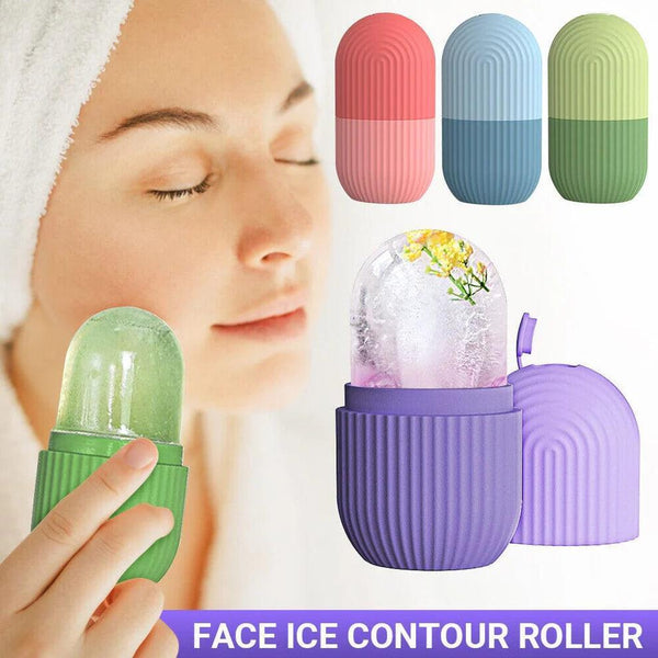 ❄️ Premium Facial Ice Roller – Cooling Face Massager for Glowing Skin