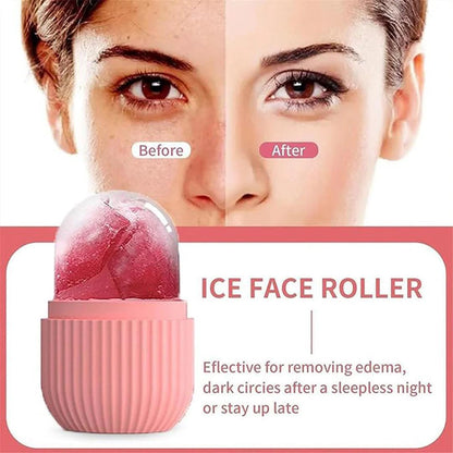 ❄️ Premium Facial Ice Roller – Cooling Face Massager for Glowing Skin