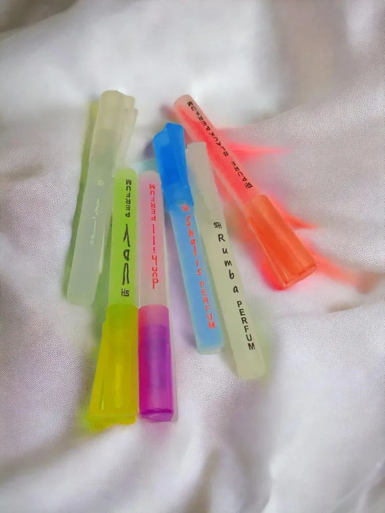 Multicolor Pocket Perfume Pack of 6 for Men & Women – Long Lasting Mini Travel Fragrances