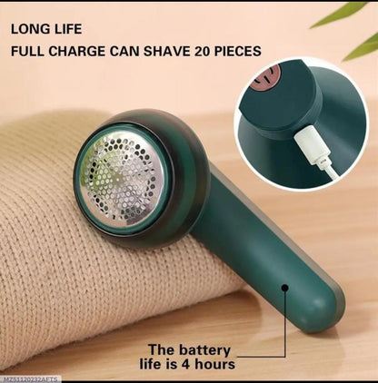 Portable Rechargeable Lint Remover | Electric Fabric Shaver | 1200mAh Battery | Clothes, Sofa & Blanket Fuzz Remover