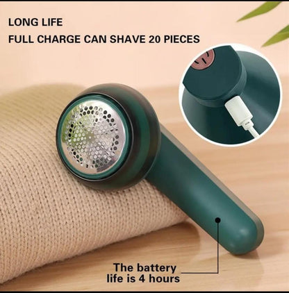 Portable Rechargeable Lint Remover | Electric Fabric Shaver | 1200mAh Battery | Clothes, Sofa & Blanket Fuzz Remover
