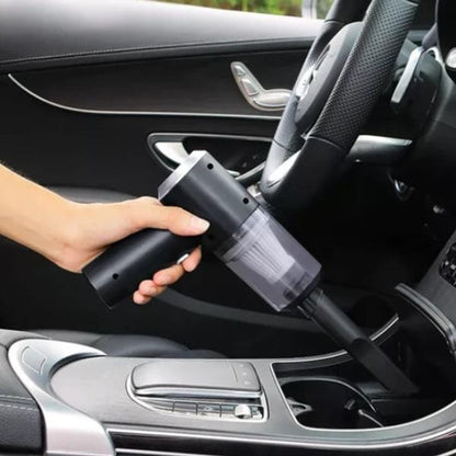 Portable 3-in-1 Car Vacuum Cleaner | USB Rechargeable | High Power Suction | Mini Handheld Vacuum for Car, Home & Office