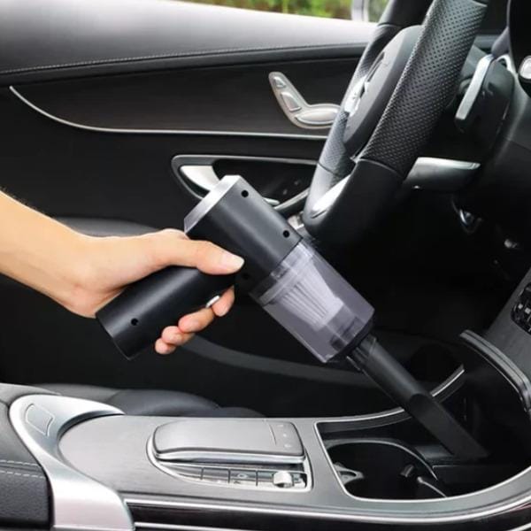 Portable 3-in-1 Car Vacuum Cleaner | USB Rechargeable | High Power Suction | Mini Handheld Vacuum for Car, Home & Office