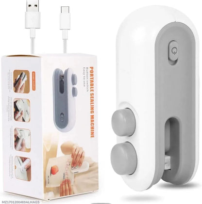 Heat Sealing Machine | Portable Food Bag Sealer | USB-C Rechargeable Freshness Sealer
