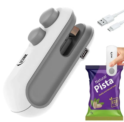 Heat Sealing Machine | Portable Food Bag Sealer | USB-C Rechargeable Freshness Sealer