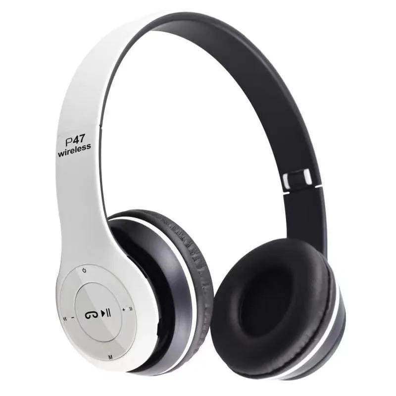 Wireless Bluetooth Headphones | Stereo Bass | TF Card, FM & AUX | Rechargeable