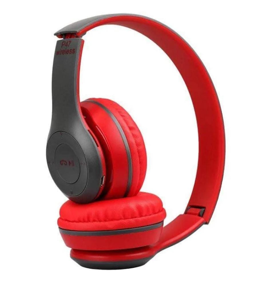 Wireless Bluetooth Headphones | Stereo Bass | TF Card, FM & AUX | Rechargeable