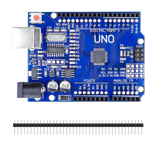 Arduino Uno R3 SMD Development Board – ATmega328P Microcontroller for Robotics, IoT & DIY Electronics