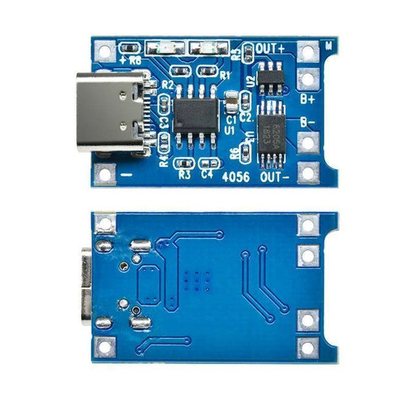 Type-C TP4056 Lithium Battery Charging Board | 1A 3.7V Li-ion Charger Module